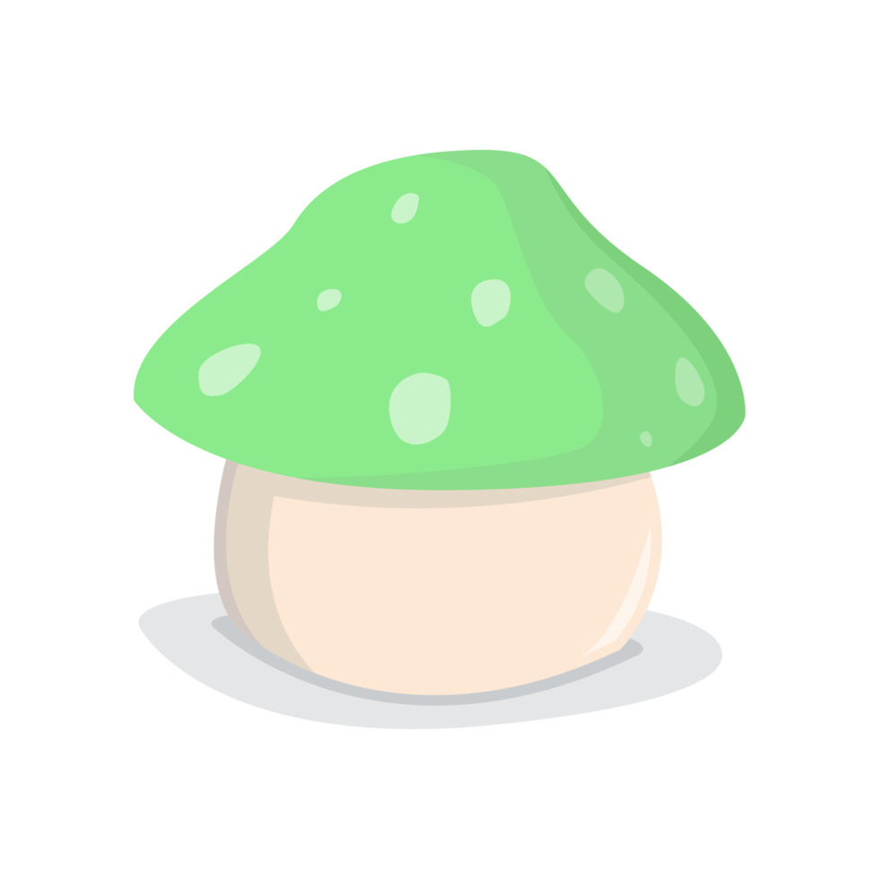 mushroom in flat style png