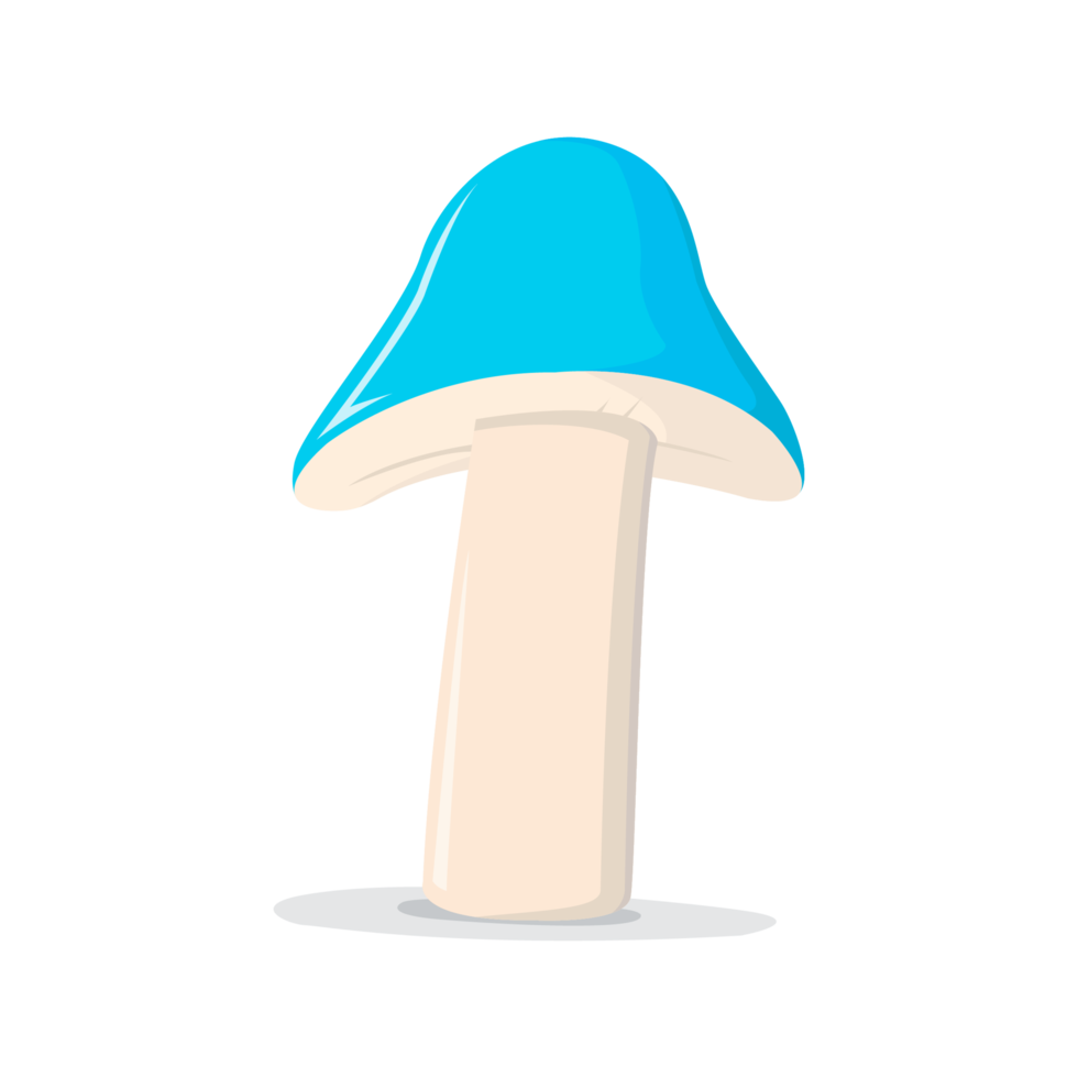 mushroom in flat style png