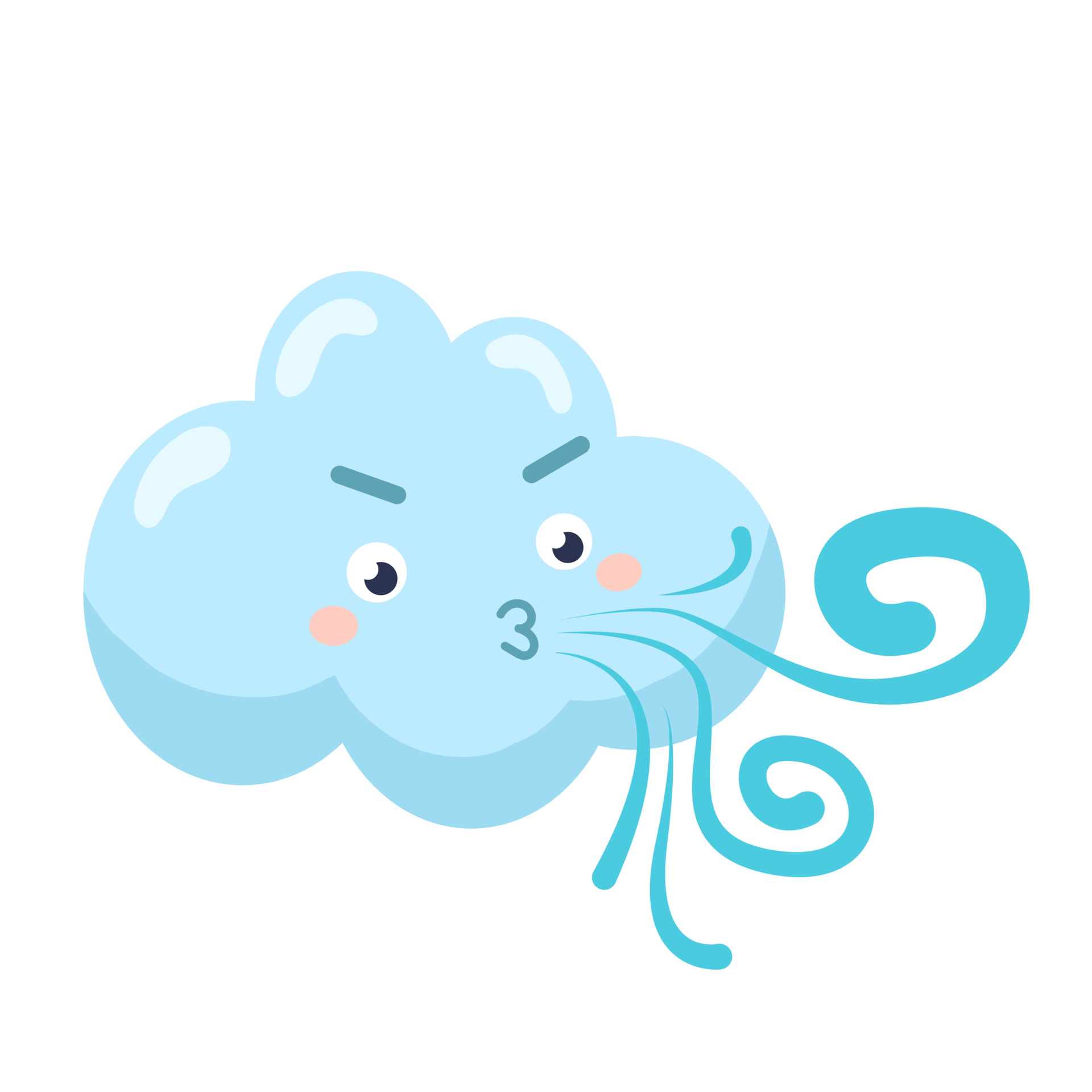 Free wind cartoon in flat style 8480630 PNG with Transparent Background