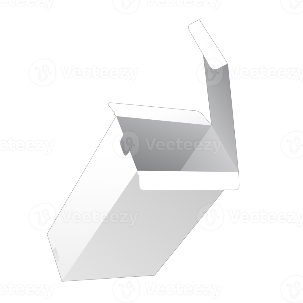 3D-Verpackungsbox-Modell png