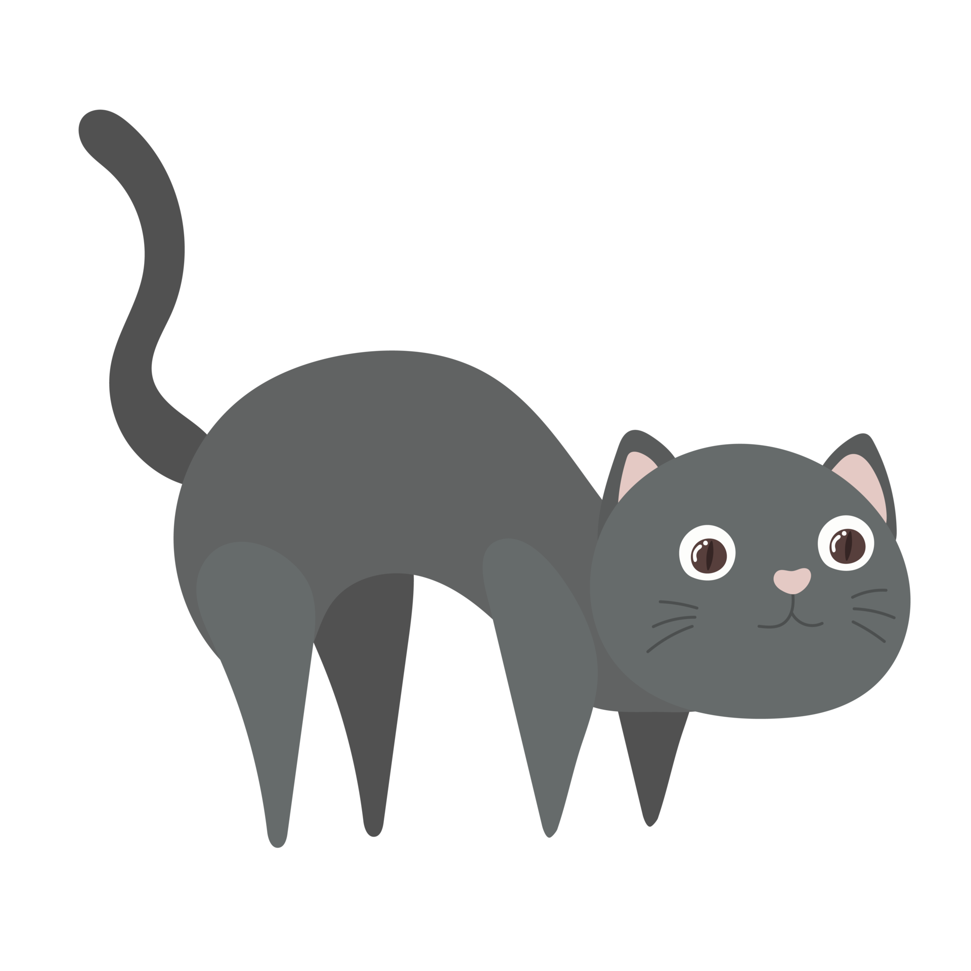 desenho de gato em estilo simples 8481033 PNG