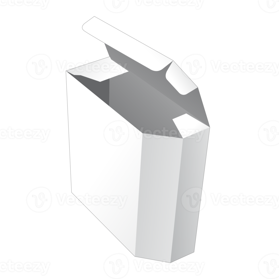 3D-Verpackungsbox-Modell png