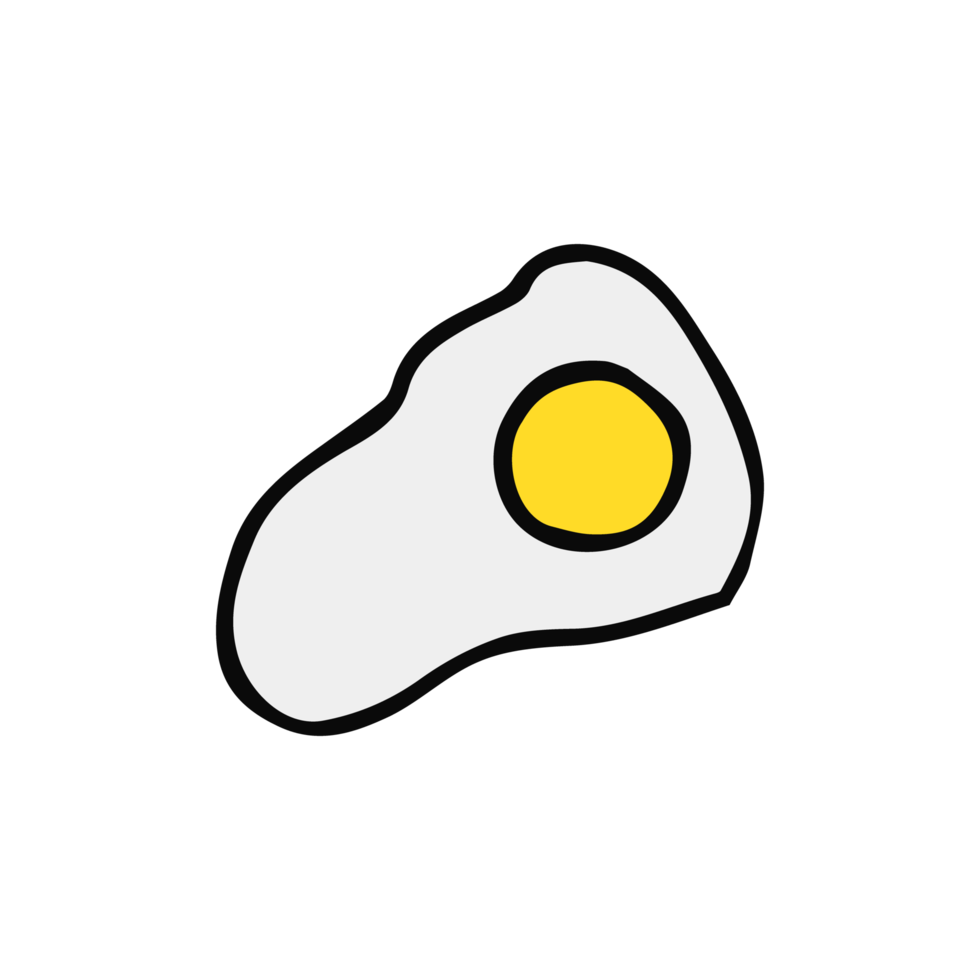egg icon. simple png icon of broken egg