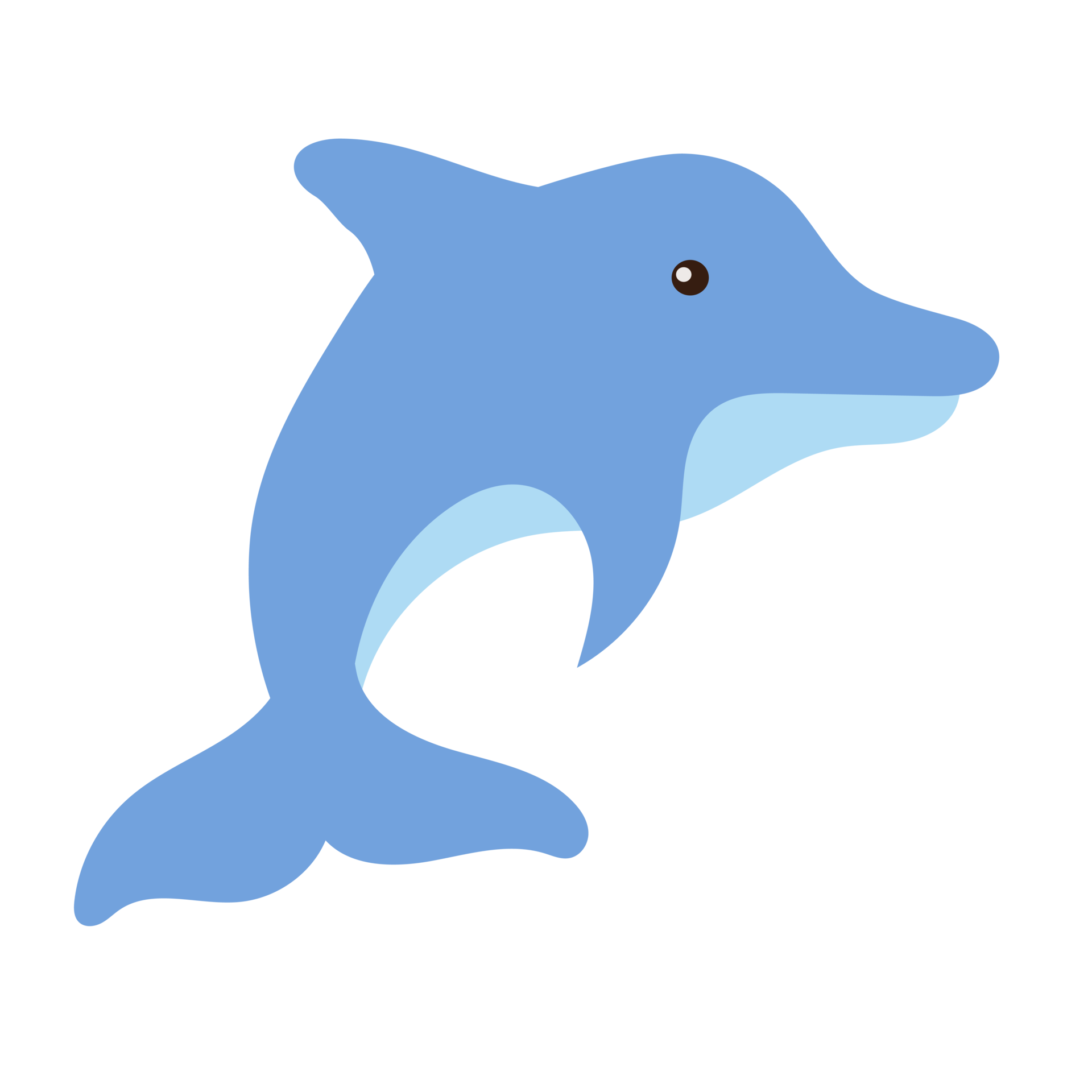 Free dibujos animados de delfines en estilo plano 8480759 PNG with  Transparent Background