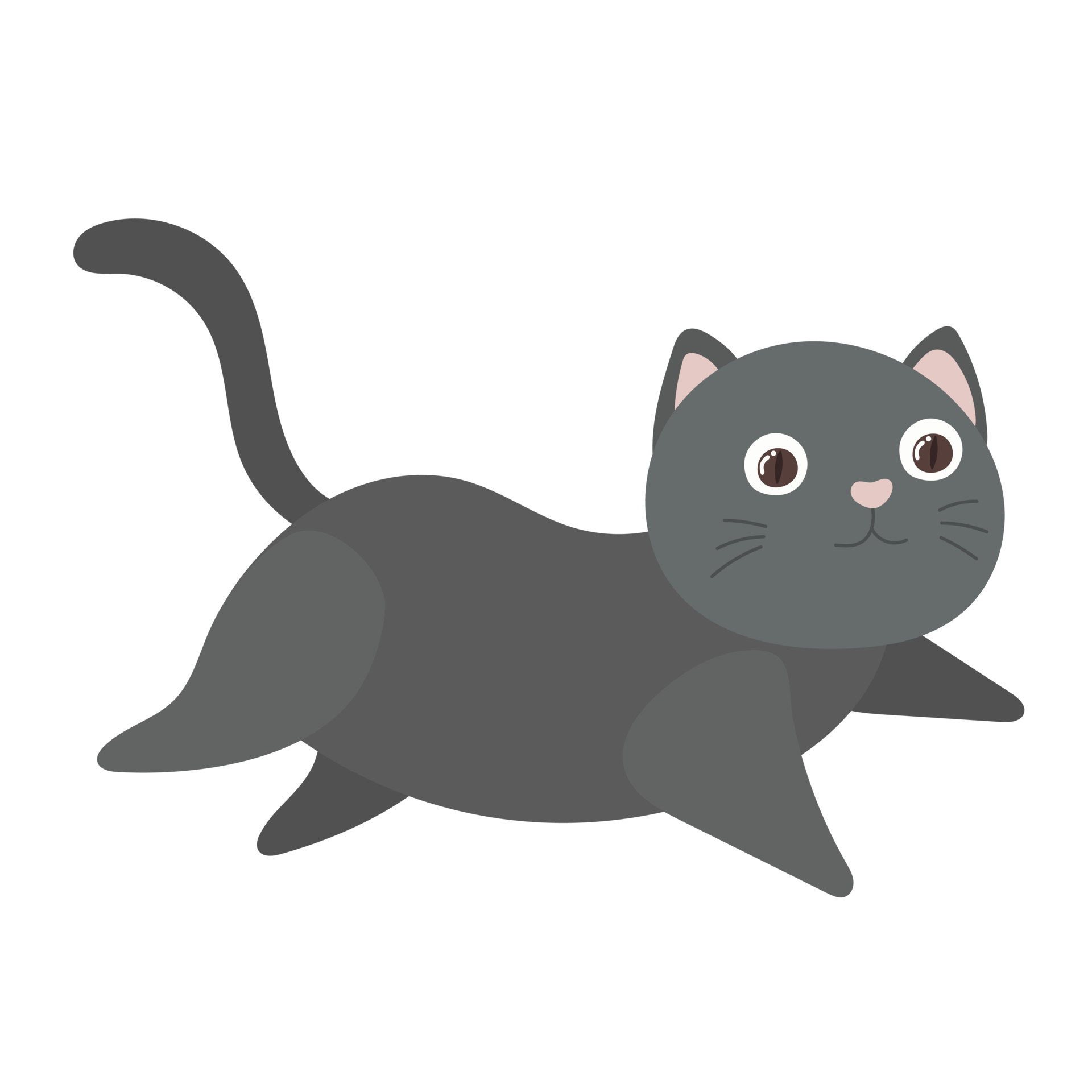 desenho de gato em estilo simples 8481033 PNG