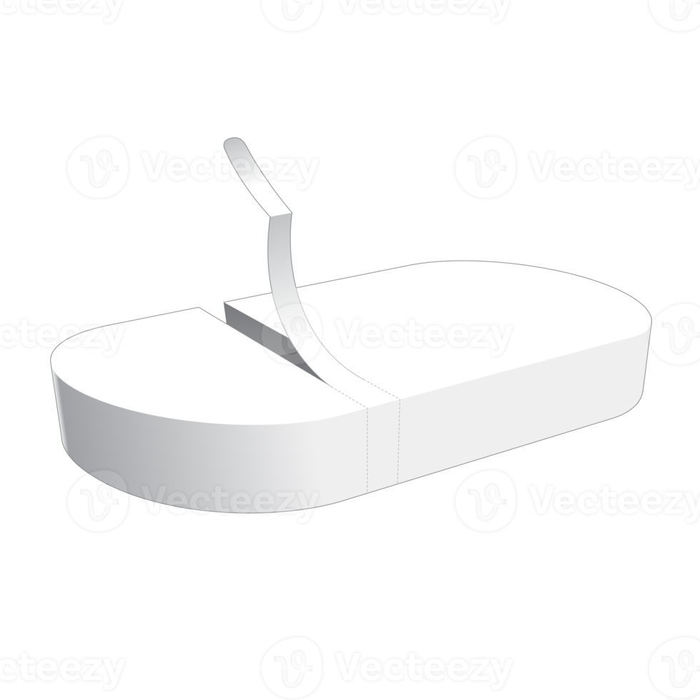 3D-förpackningslåda mockup png