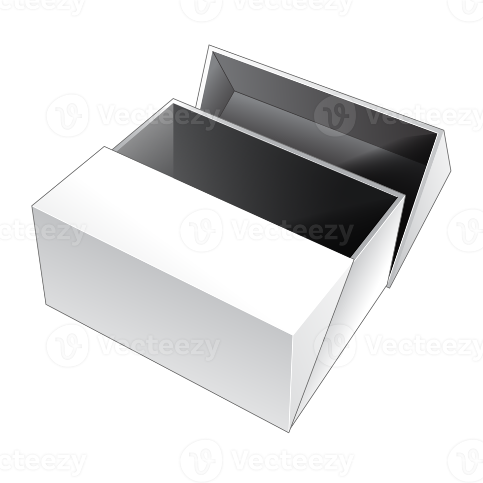 3D-Verpackungsbox-Modell png