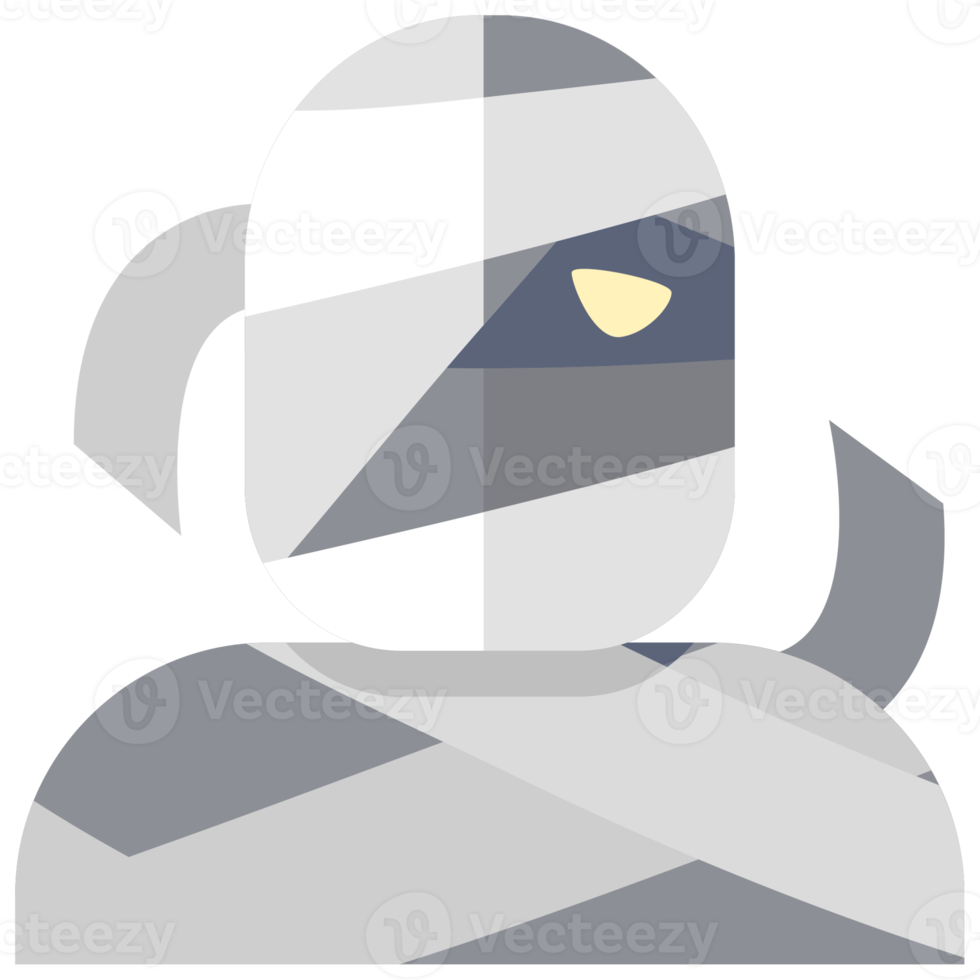 Mummy icon flat style png