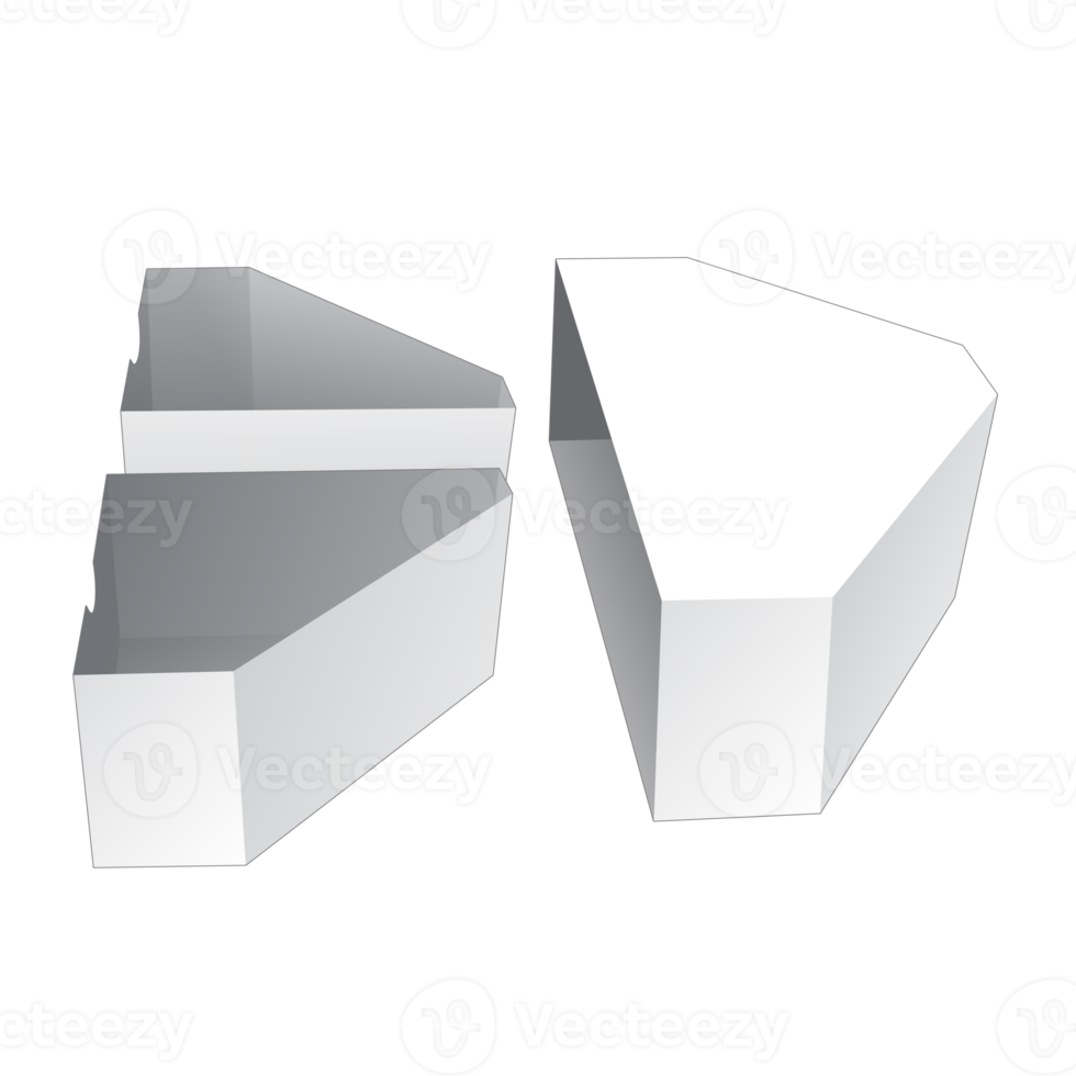 3D packaging box mockup png
