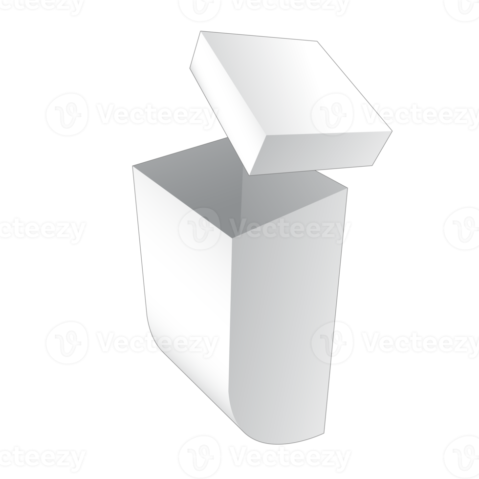 3D-Verpackungsbox-Modell png