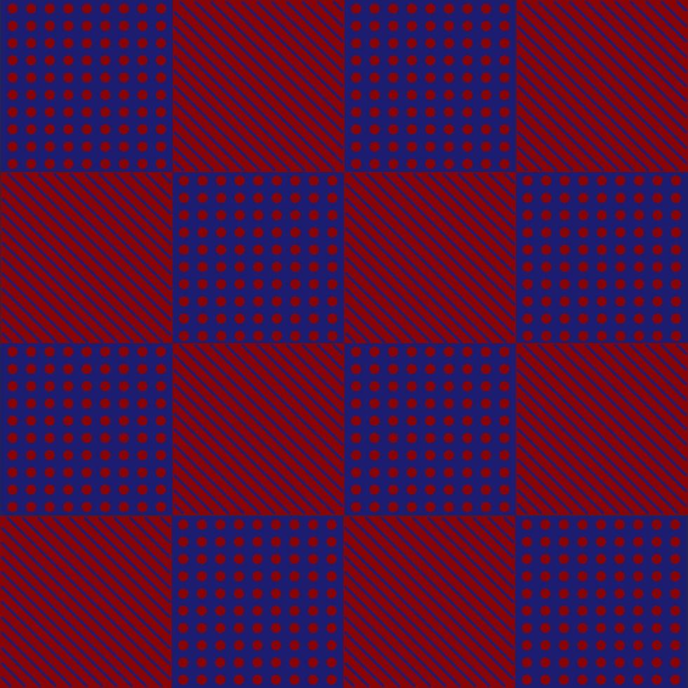Checkered geometric seamless pattern vector