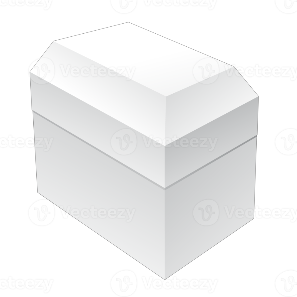 3D-Verpackungsbox-Modell png