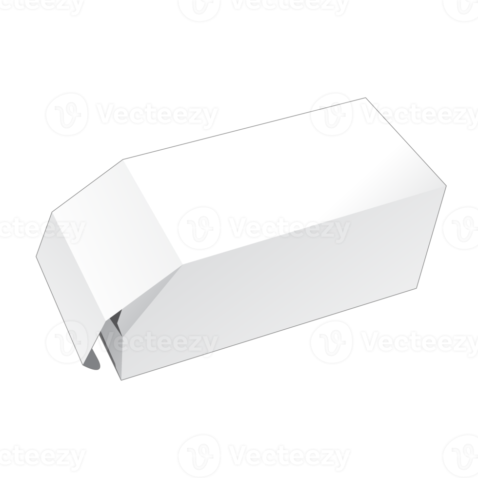 3D packaging box mockup png