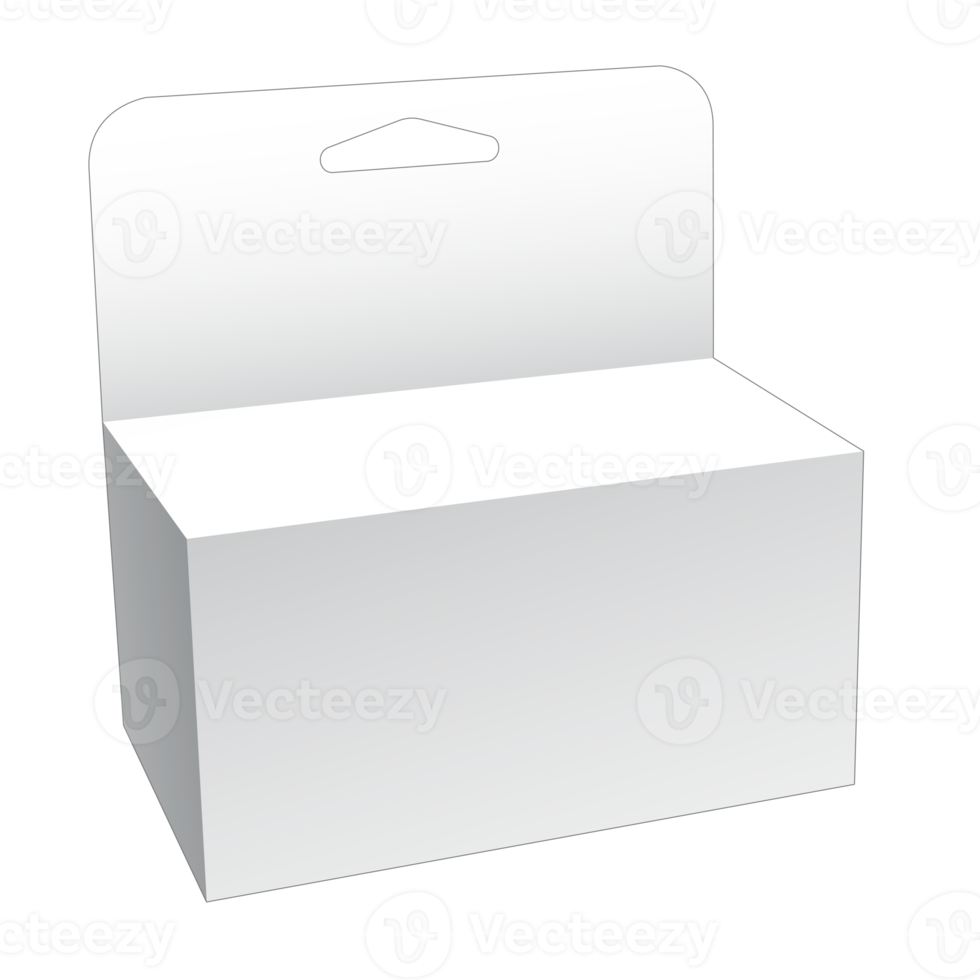 3D-Verpackungsbox-Modell png