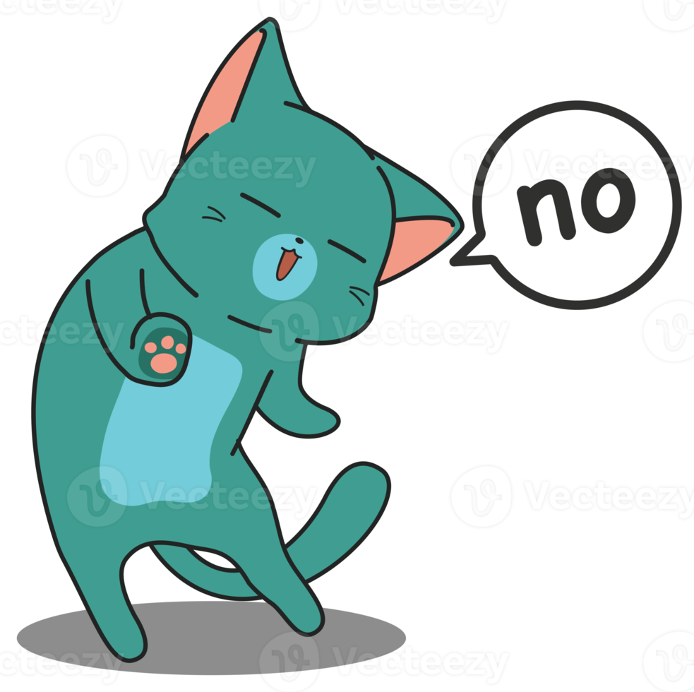 funny cat character sticker png