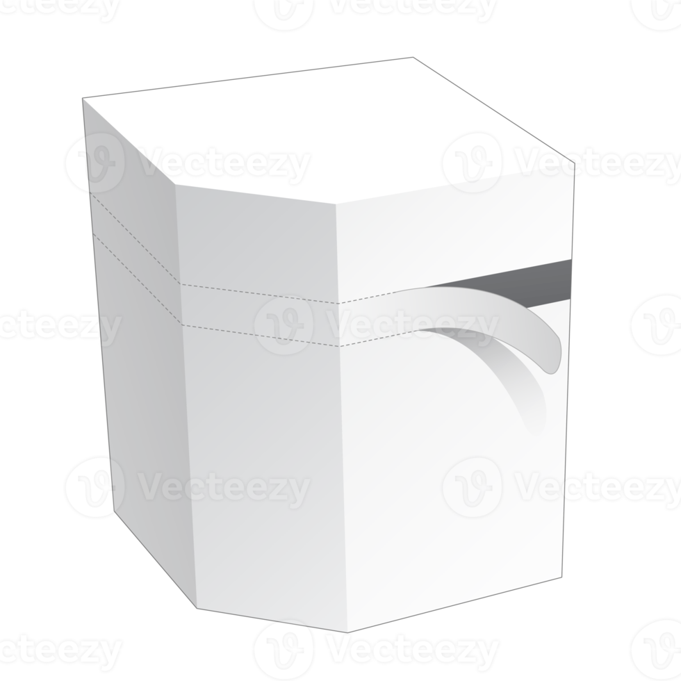 3D-Verpackungsbox-Modell png