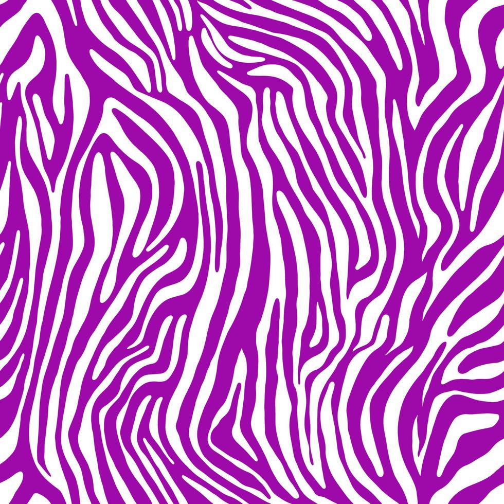 Vector animal print. Zebra ornament. Seamless pattern