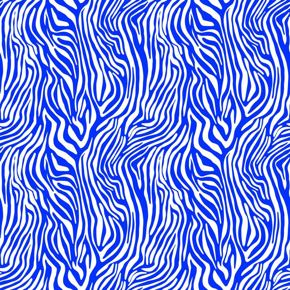 Vector animal print. Zebra ornament. Seamless pattern