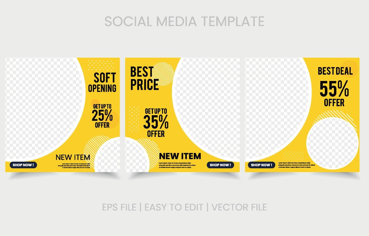 sale promo in set file vector