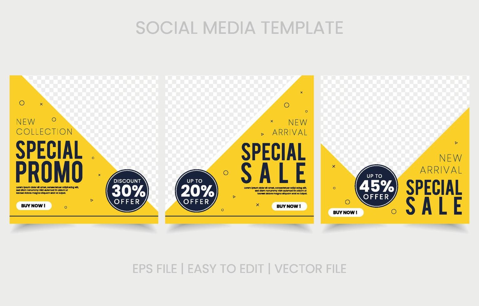 sale promo social media vector