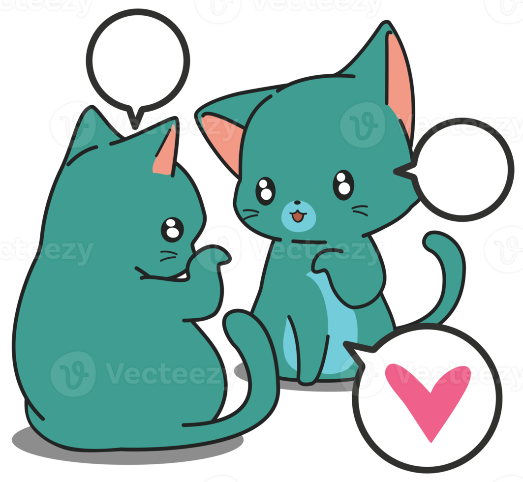 funny cat character sticker png