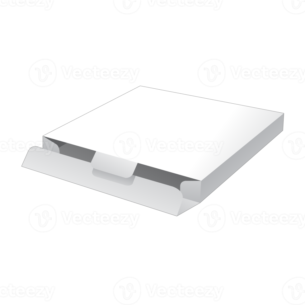 3D packaging box mockup png