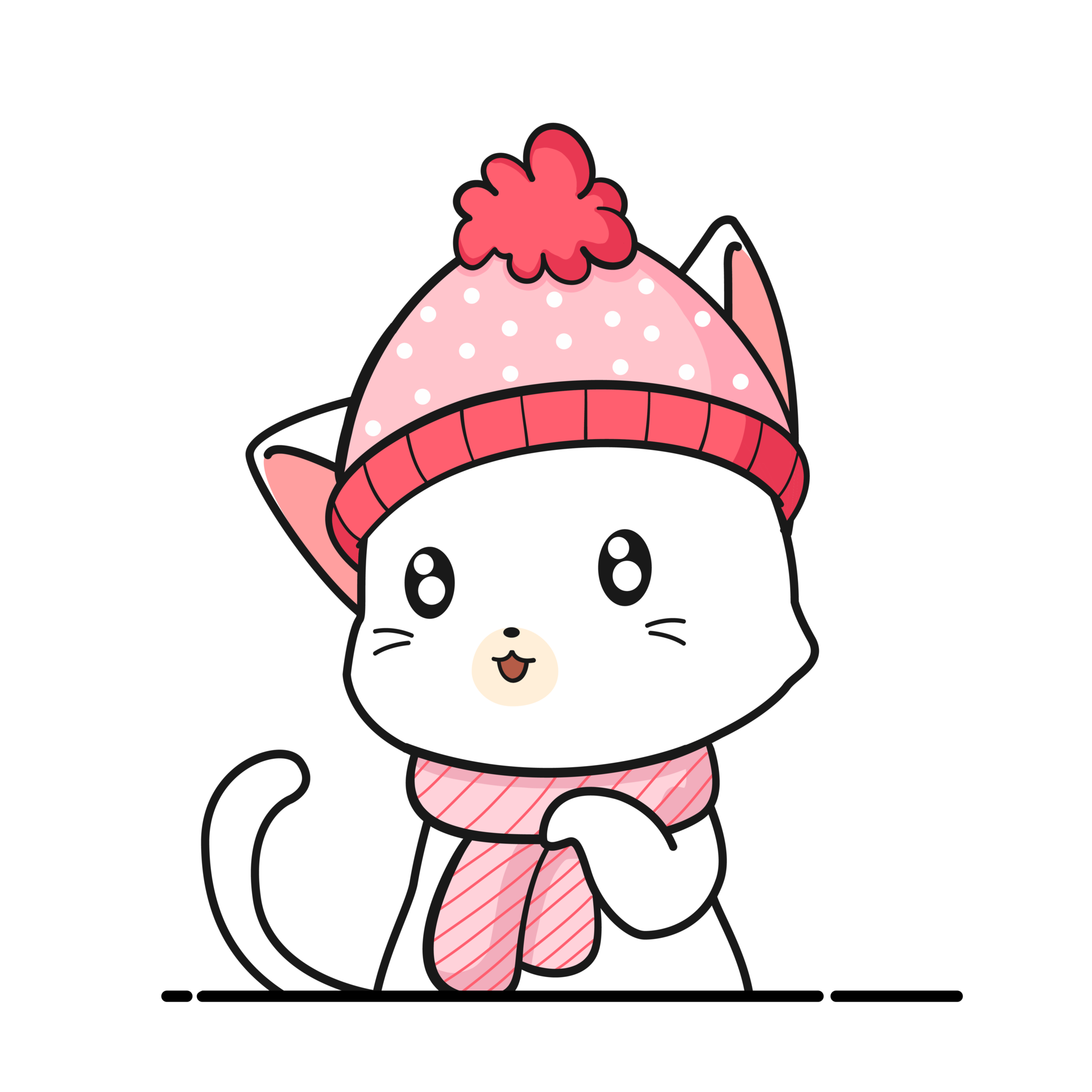kitty cat cartoon character 8482129 PNG