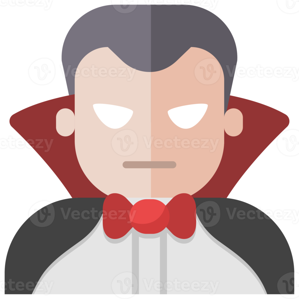 dracula icon in flat style png