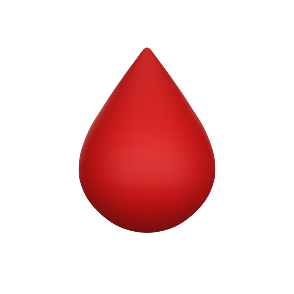 sangue de ícone 3d png