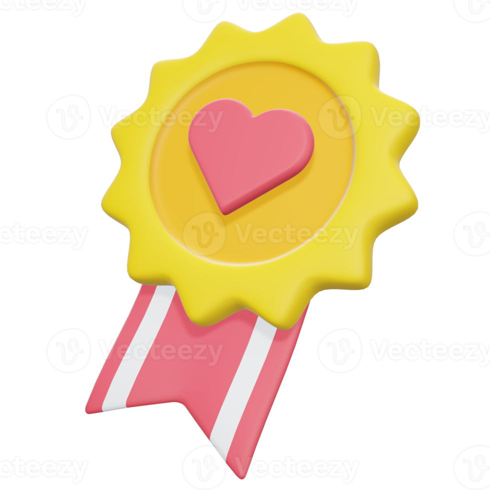 Badge 3D Illustration png
