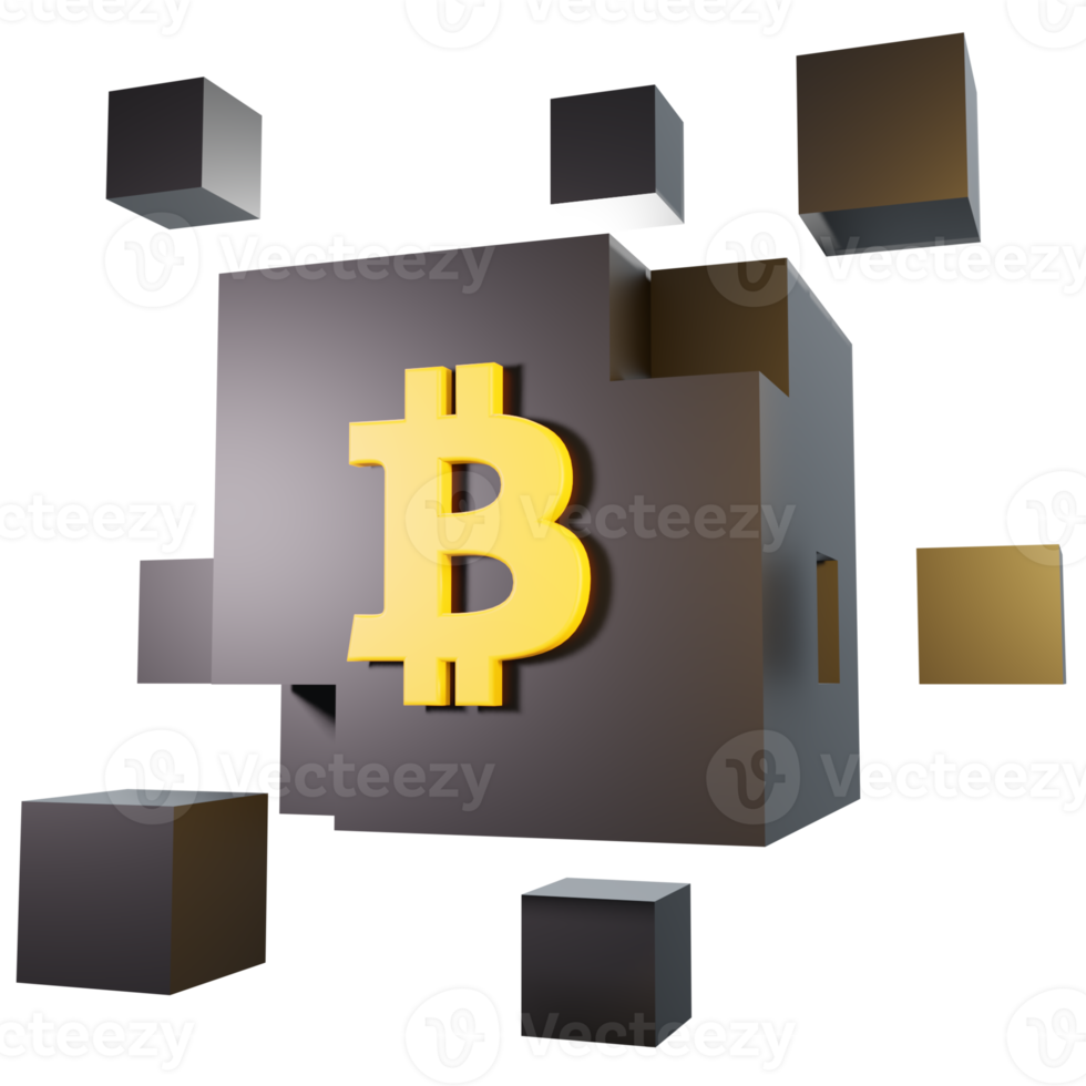 bitcoin blockchain icon illustration png