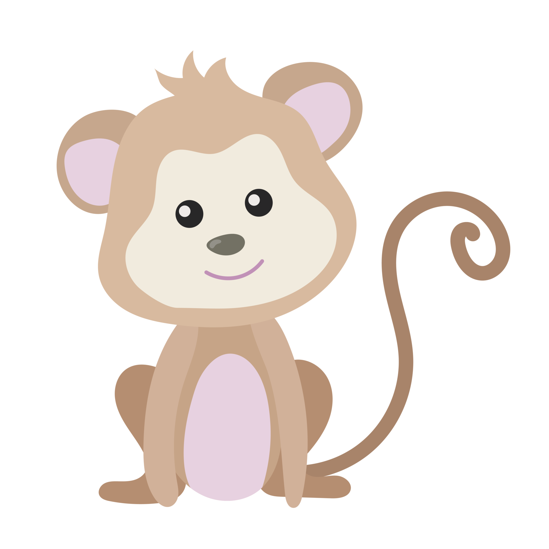 cute monkey png