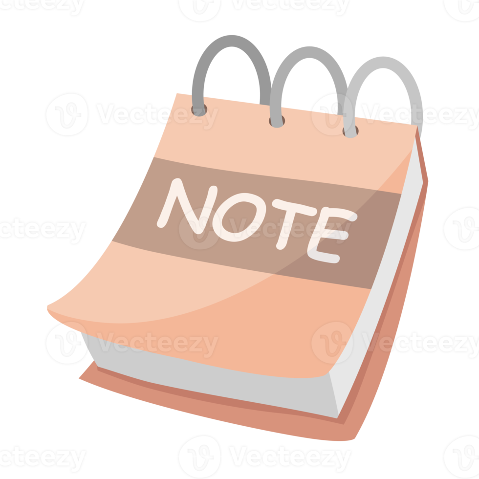 stationery cartoon in flat style png