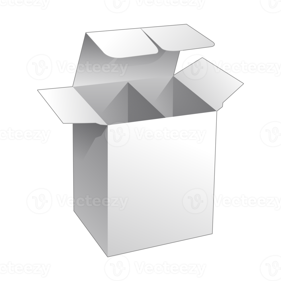 3D-Verpackungsbox-Modell png