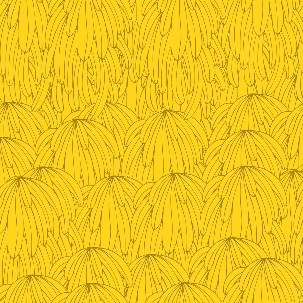 bunches of bananas vector seamless pattern