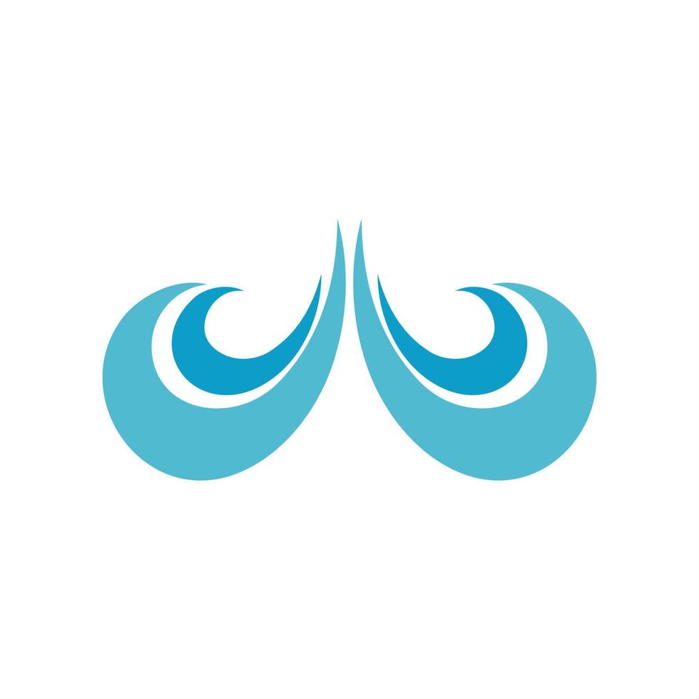 water wave,wave beach vector illustration design logo template