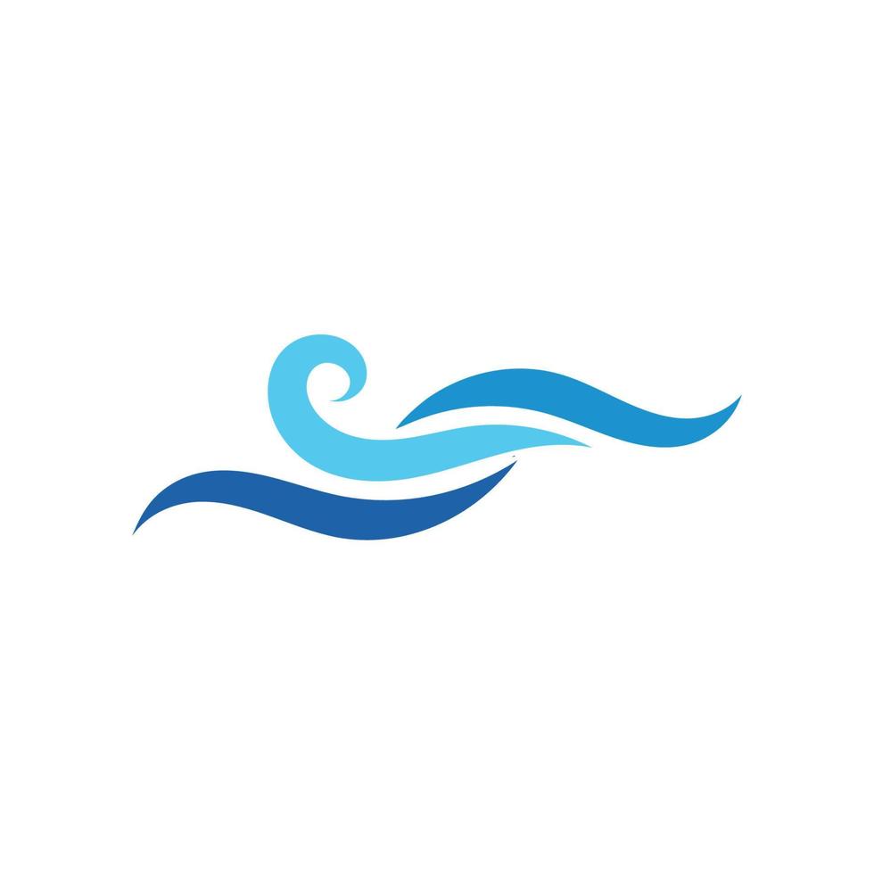 water wave,wave beach vector illustration design logo template