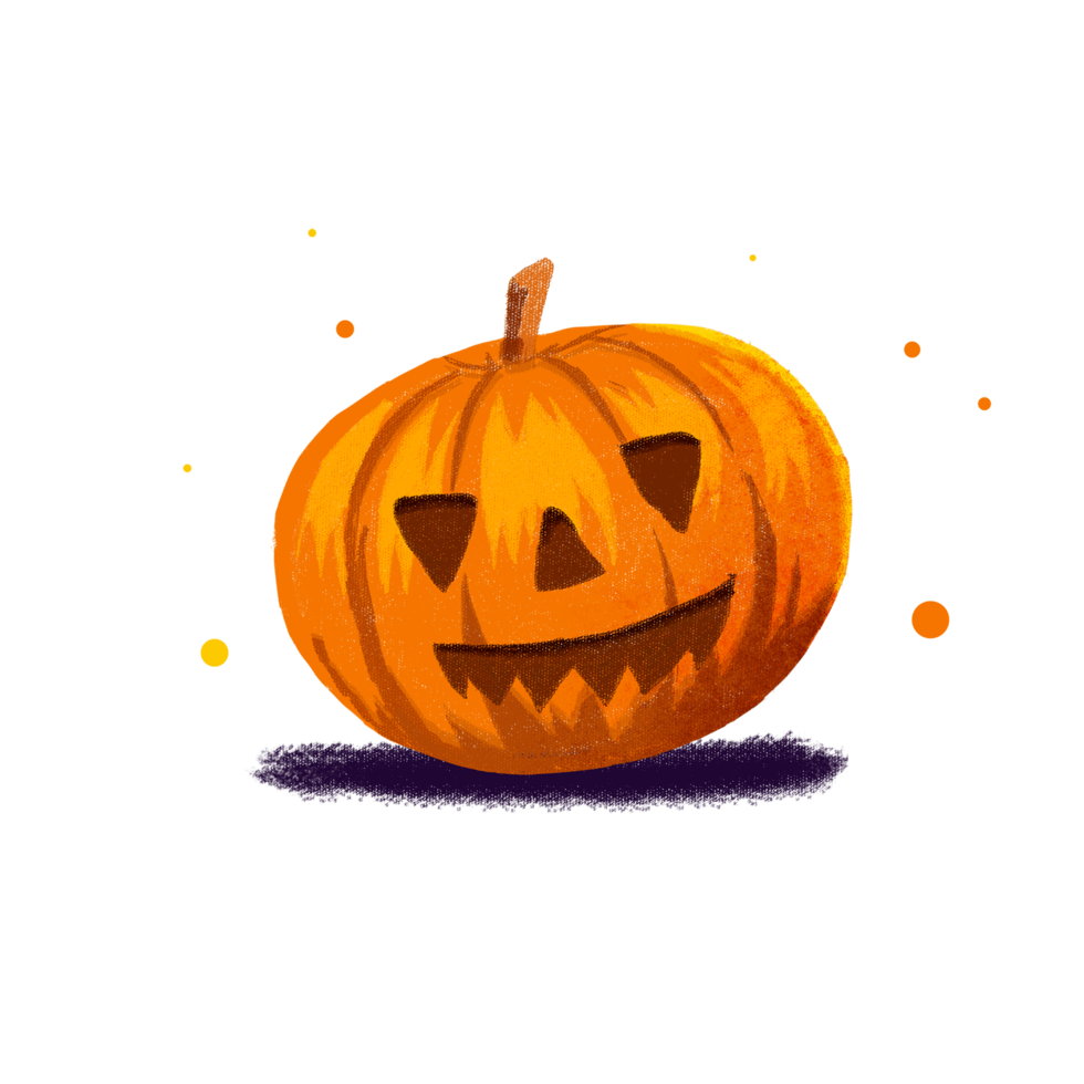 Cute pumpkin characters to celebrate halloween png