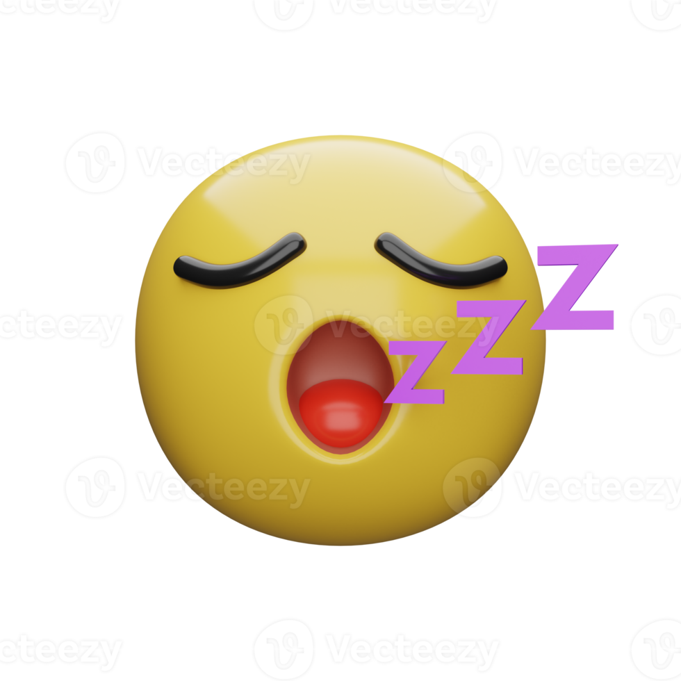 3d illustration Yellow faces.expressions and emotions png