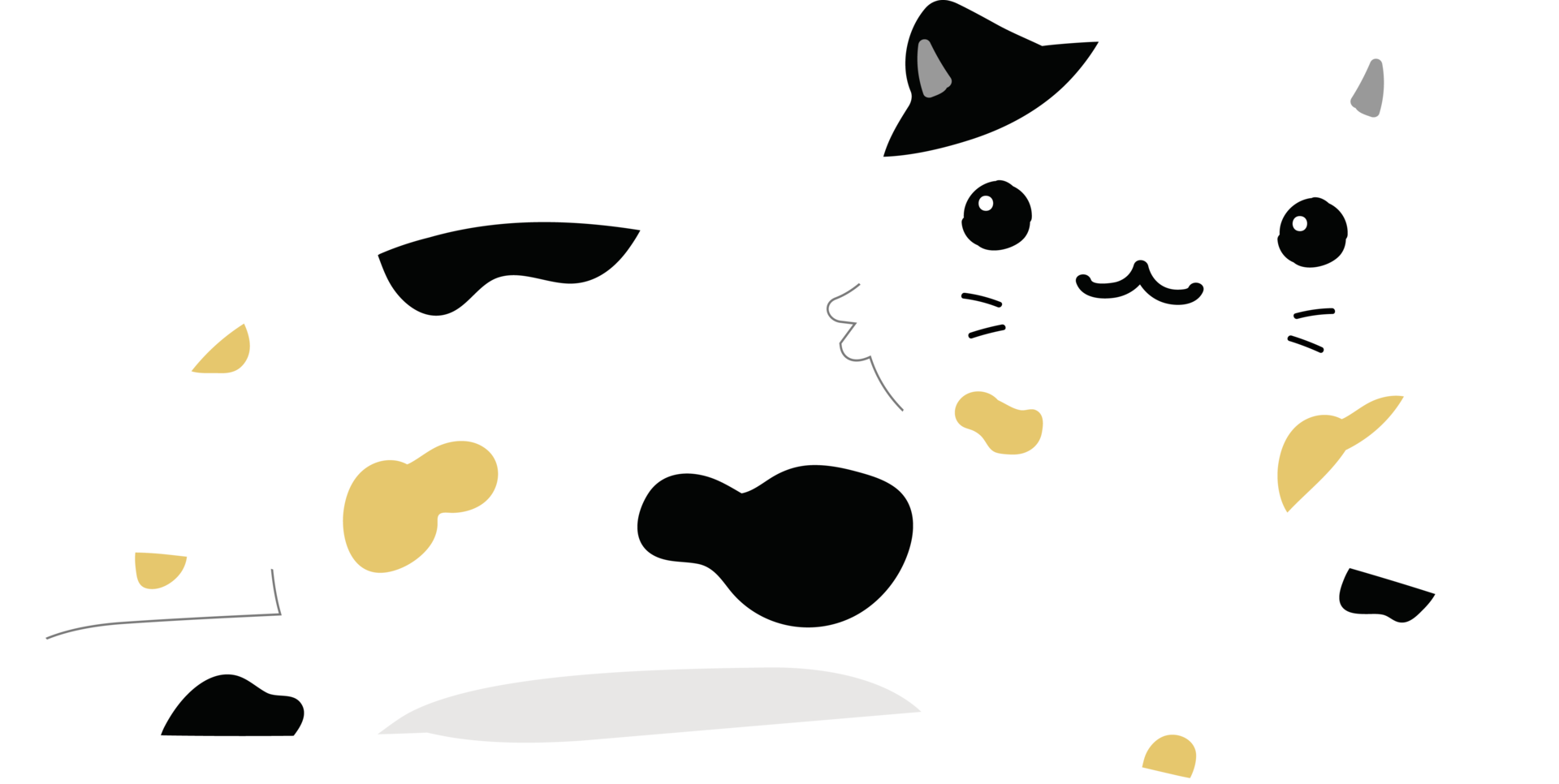 cute cat cartoon. kitty png