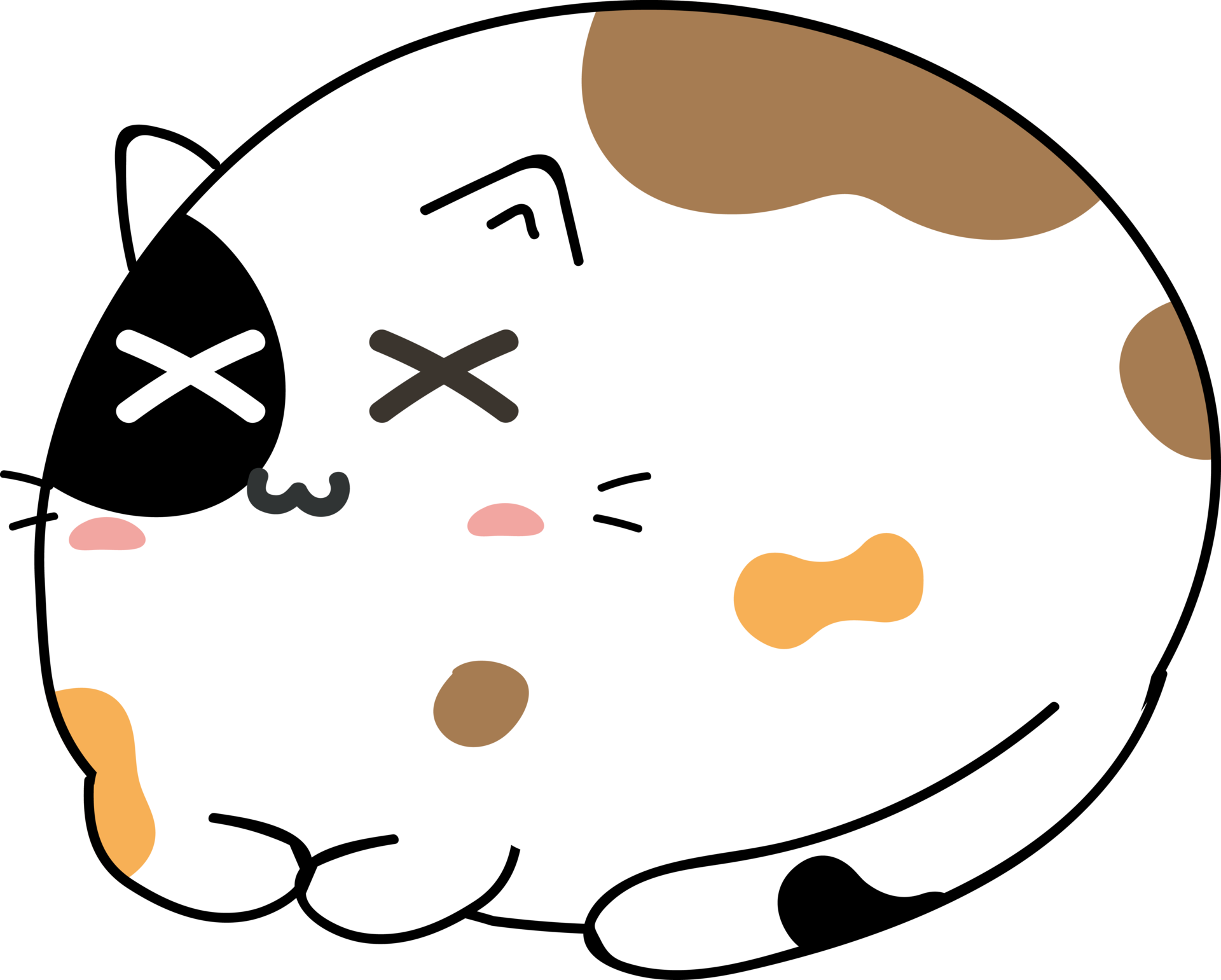 cute cat cartoon. kitten pet 8483784 PNG