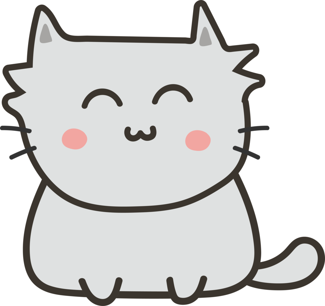 cute cat cartoon. kitty 8483817 PNG