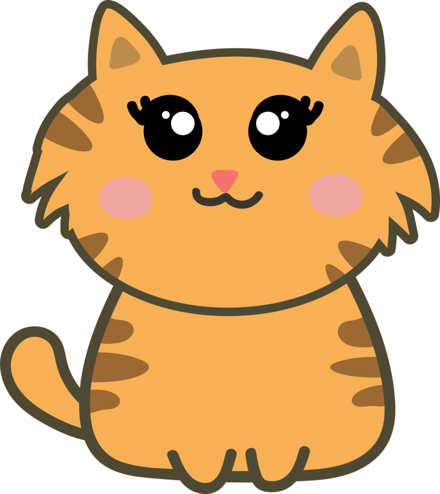 Free cute cat cartoon. kitty 8483919 PNG with Transparent Background