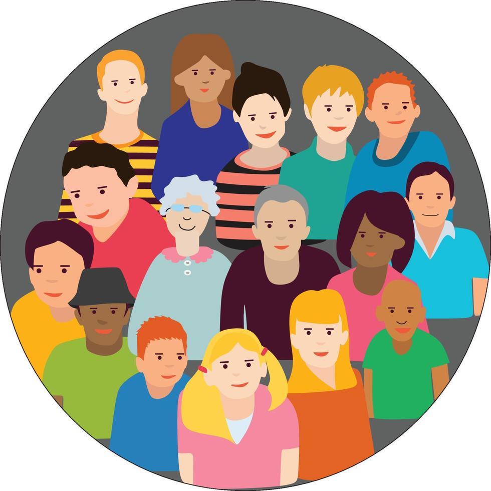 Group people icon teamwork vector