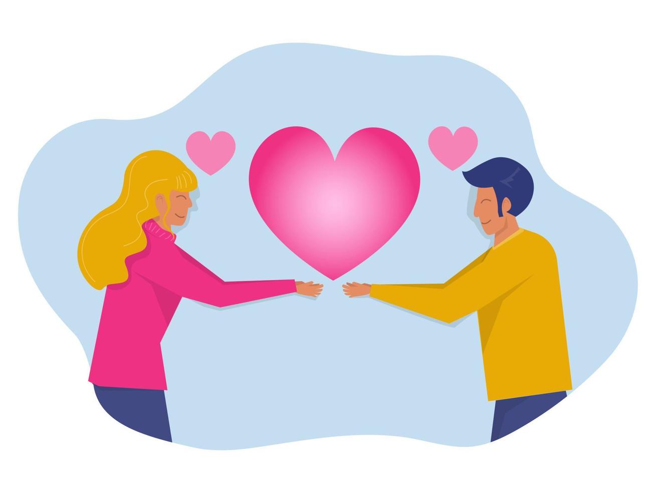 Happy Valentines Day with pink hearts  for romantic valentines day, Love concept,design illustrator vector