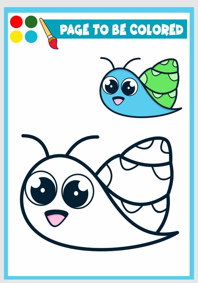 coloring book for kids. vector