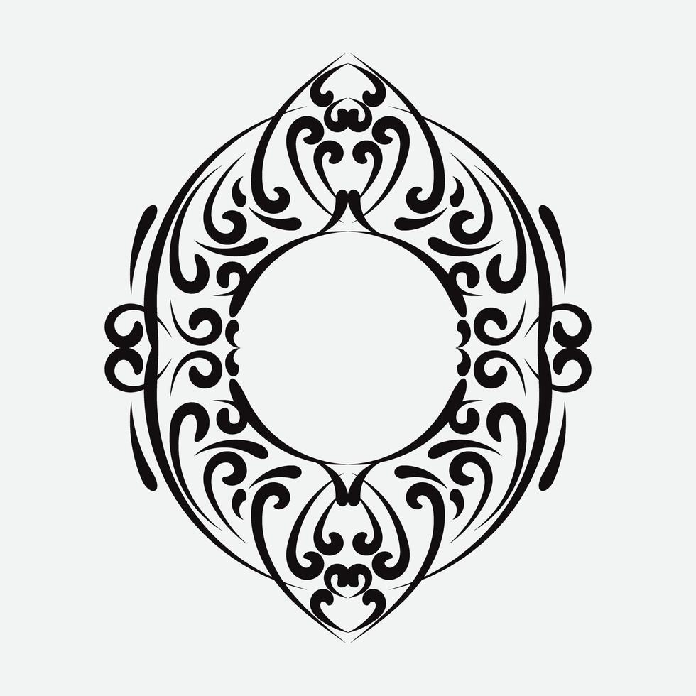 vintage ornament. vintage frame. taditional ornament. classic ornament vector