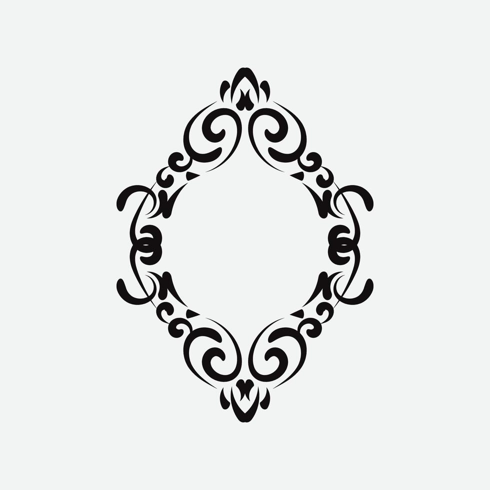 vintage ornament. vintage frame. taditional ornament. classic ornament vector