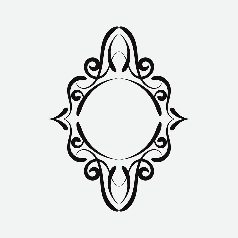 plantilla de diseño de logotipo vectorial - símbolo abstracto en estilo árabe ornamental - emblema para productos de lujo, hoteles, boutiques, joyas, cosméticos orientales, restaurantes, tiendas y almacenes vector