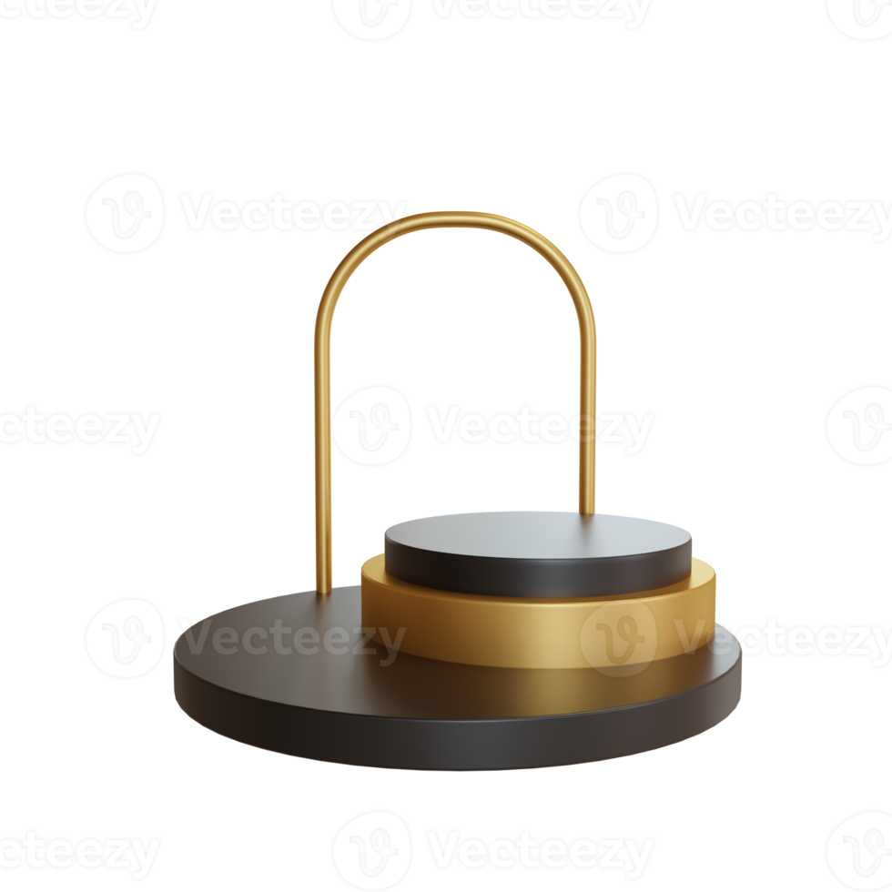 3d Illustration Object podium png